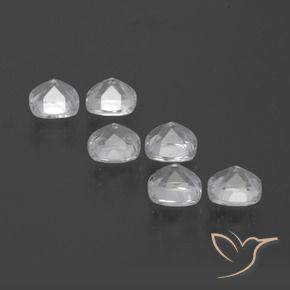 Gemme di Topazio Bianco naturale da 2.73 ct, Cuscino, VVS-VS