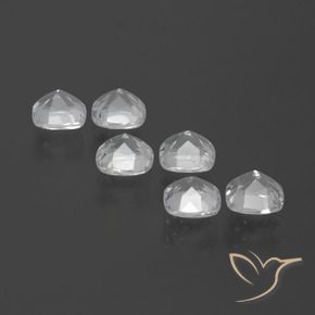 Gemme di Topazio Bianco naturale da 2.91 ct, Cuscino, VVS-VS