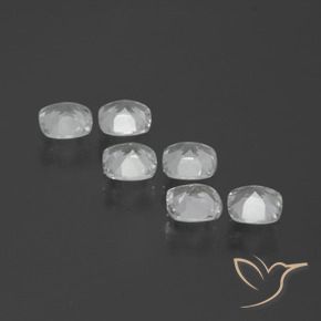 Gemme di Topazio Bianco naturale da 2.75 ct, Cuscino, VVS-VS