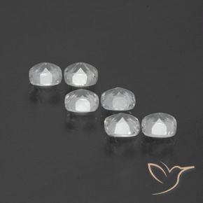 Gemme di Topazio Bianco trasparente naturale da 2.97 ct, Cuscino, VVS-VS