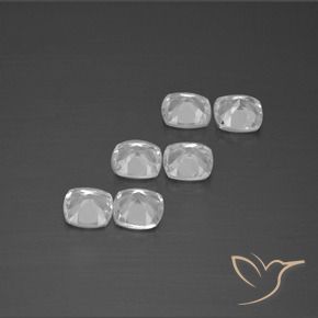 Gemme di Topazio Bianco naturale da 2.68 ct, Cuscino, VVS-VS