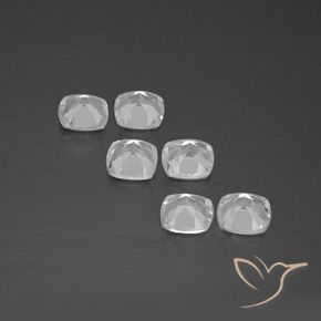 Gemme di Topazio Bianco naturale da 2.85 ct, Cuscino, VVS-VS