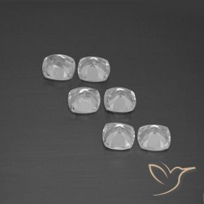 Gemme di Topazio Bianco naturale da 2.99 ct, Cuscino, VVS-VS