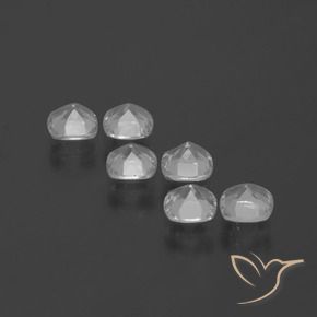 Gemme di Topazio Bianco trasparente naturale da 2.82 ct, Cuscino, VVS-VS