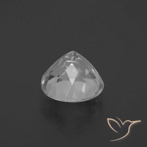 Topazio Bianco trasparente naturale da 4.84 ct, Rotondo, VVS-VS