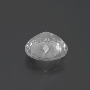 Topazio naturale bianco da 5,31 ct, taglio rotondo, VVS