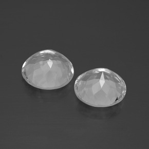 Gemme di Topazio Bianco naturale da 6.65 ct, Taglio rotondo, VVS-VS
