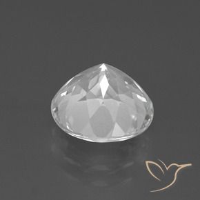 Topazio Bianco naturale da 3.51 ct, Rotondo, VVS-VS