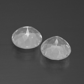 Topazio naturale bianco da 6,79 ct, taglio rotondo, VVS-VS