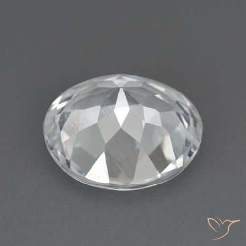 Topazio Bianco trasparente naturale da 3.08 ct, Rotondo, VS