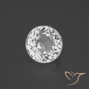 Topazio Bianco naturale da 3.88 ct, Rotondo, VS