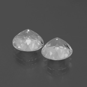 Gemme di Topazio Bianco trasparente naturale da 6.61 ct, Taglio rotondo, VVS-VS
