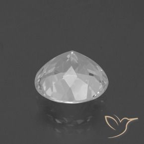 Topazio Bianco trasparente naturale da 4.83 ct, Rotondo, VVS-VS