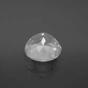 Topazio Bianco trasparente naturale da 4.55 ct, Taglio rotondo, VVS-VS