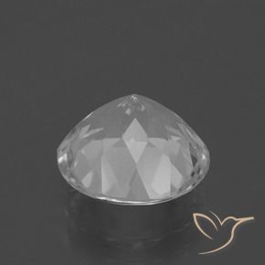 Topazio Bianco trasparente naturale da 4.33 ct, Rotondo, VVS-VS