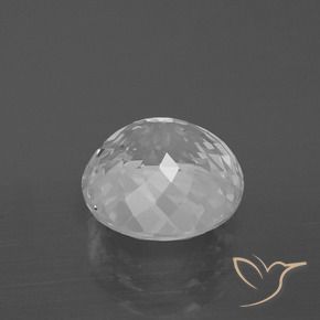 Topazio Bianco trasparente naturale da 4.49 ct, Rotondo, VVS-VS