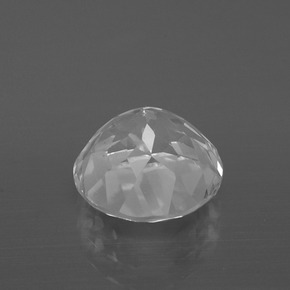 Topazio Bianco trasparente naturale da 4.25 ct, Taglio rotondo, VVS-VS