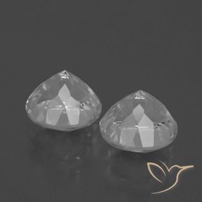 Gemme di Topazio Bianco trasparente naturale da 4.83 ct, Rotondo, VS