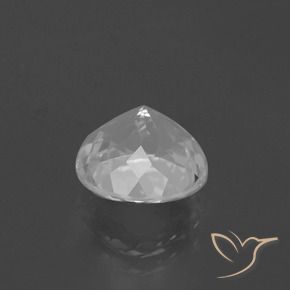 Topazio Bianco trasparente naturale da 4.59 ct, Rotondo, VVS-VS