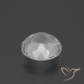 Topazio Bianco trasparente naturale da 4.75 ct, Rotondo, VVS-VS