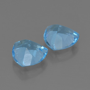 Topazio naturale blu da 5,86 ct, trillion, VVS