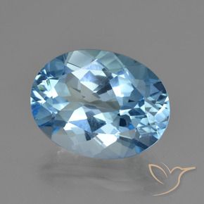 Topazio Blu svizzero naturale da 20.49 ct, Ovale, VVS