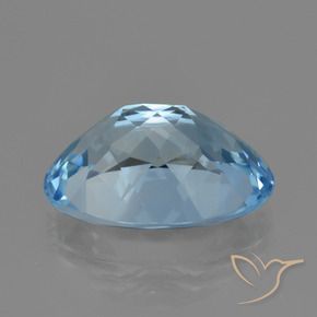 Topazio Blu svizzero naturale da 20.49 ct, Ovale, VVS
