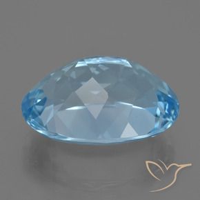 Topazio Blu svizzero naturale da 23.33 ct, Ovale, VVS
