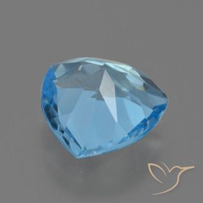 Topazio Blu svizzero naturale da 3.29 ct, Taglio trillion, VVS-VS