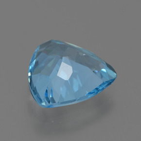 Topazio naturale blu da 3,39 ct, trillion, VS