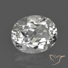 Topazio Bianco caldo naturale da 4.93 ct, Ovale, VVS