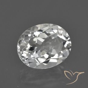 Topazio Bianco caldo naturale da 4.79 ct, Ovale, VS