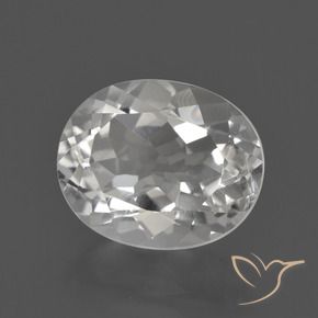 Topazio Bianco naturale da 3.50 ct, Ovale, VS