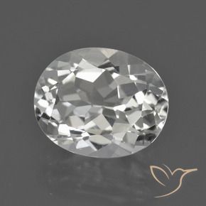 Topazio Bianco naturale da 4.88 ct, Ovale, VVS-VS