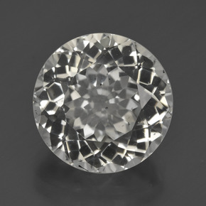 Topazio Bianco caldo naturale da 7.49 ct, Taglio rotondo, VS
