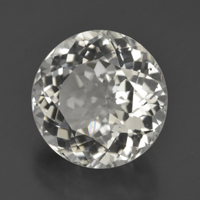 Topazio Bianco caldo naturale da 7.49 ct, Taglio rotondo, VS
