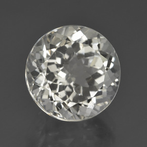 Topazio Bianco caldo naturale da 7.00 ct, Taglio rotondo, VS