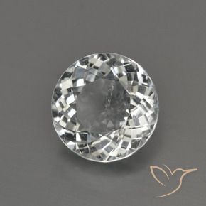 Topazio Bianco caldo naturale da 4.62 ct, Rotondo, VS