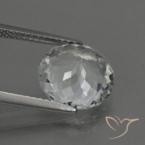 Topazio Bianco caldo naturale da 4.62 ct, Rotondo, VS
