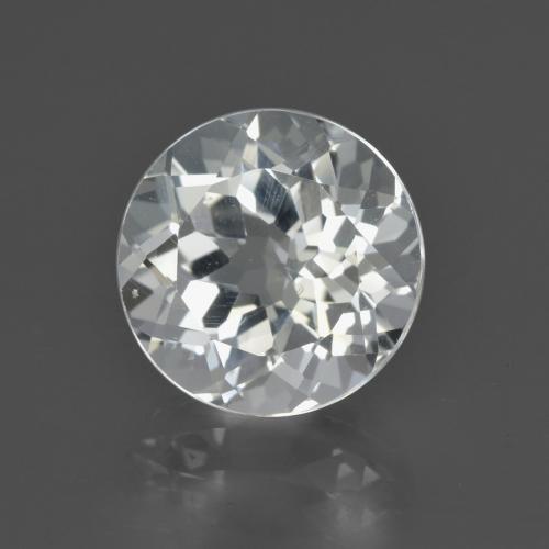 Topazio naturale bianco da 4,63 ct, taglio rotondo, VS