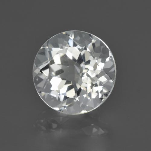 Topazio naturale bianco da 4,63 ct, taglio rotondo, VS