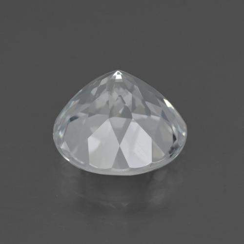 Topazio naturale bianco da 4,63 ct, taglio rotondo, VS