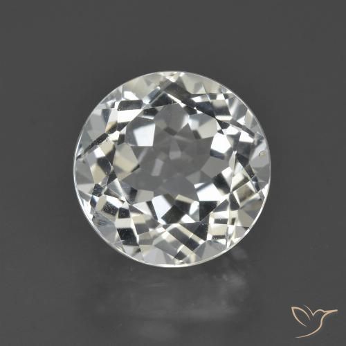 4.81ct Naturale Bianco caldo Topazio, Rotondo, VS