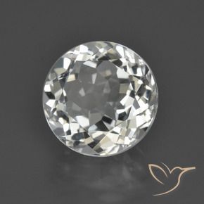 Topazio Bianco caldo naturale da 4.81 ct, Rotondo, VS
