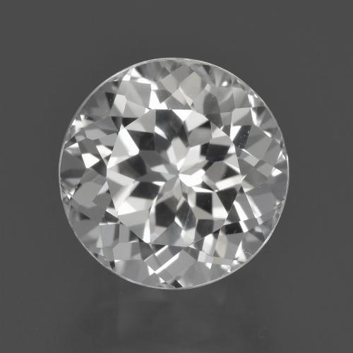 Topazio Bianco caldo naturale da 5.49 ct, Taglio rotondo, VVS