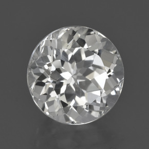 Topazio Bianco caldo naturale da 5.49 ct, Taglio rotondo, VVS