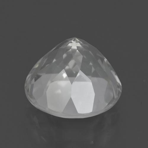 Topazio naturale bianco da 5,82 ct, taglio rotondo, VVS