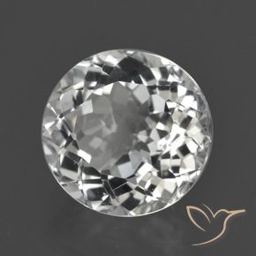Topazio Bianco trasparente naturale da 4.81 ct, Rotondo, VVS-VS