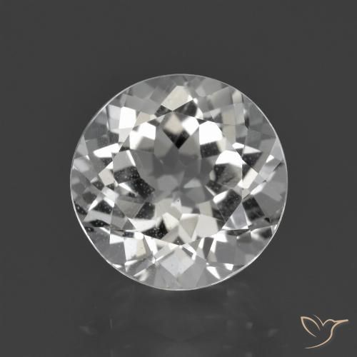 Topazio Bianco trasparente naturale da 4.47 ct, Rotondo, VS