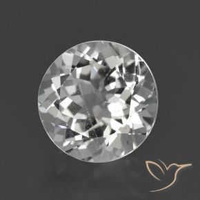 Topazio Bianco trasparente naturale da 4.47 ct, Rotondo, VS
